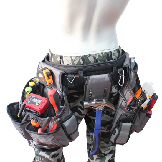 Bolsa de cinturón para chaleco de herramientas de electricista de cintura resistente